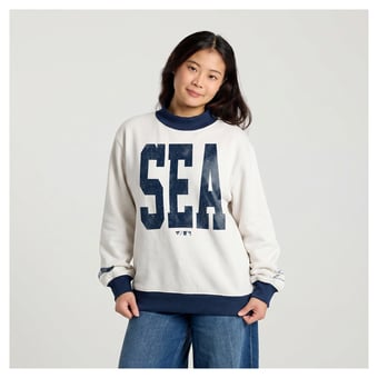 Women's Fanatics Cream Seattle Mariners City Abbreviation Funnel Neck Fleece Sweatshirt