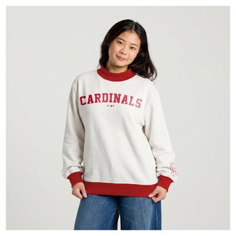 Women's Fanatics Cream St. Louis Cardinals Sweatshirt