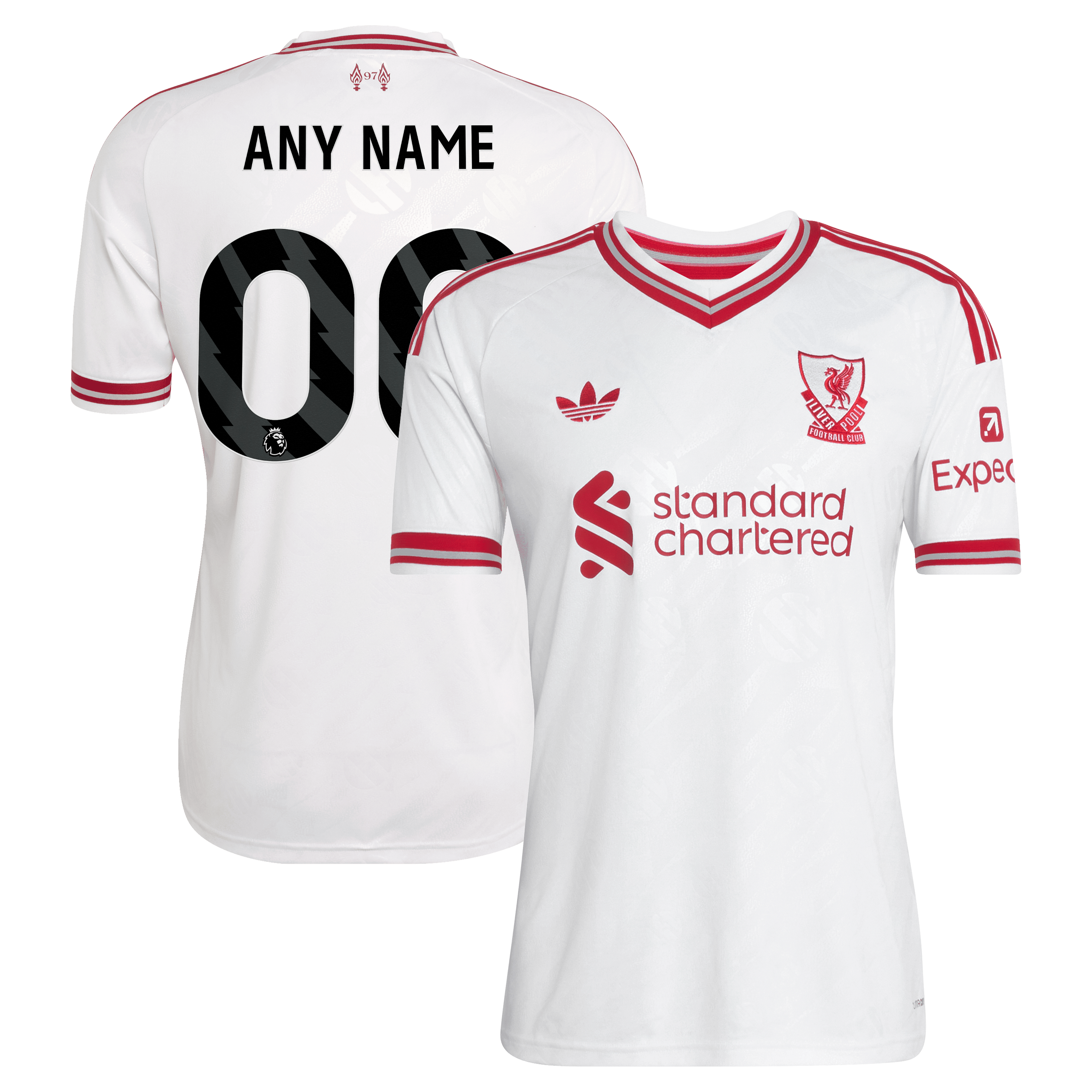 Men's adidas  White Liverpool 2026/27 Away Replica Custom Jersey