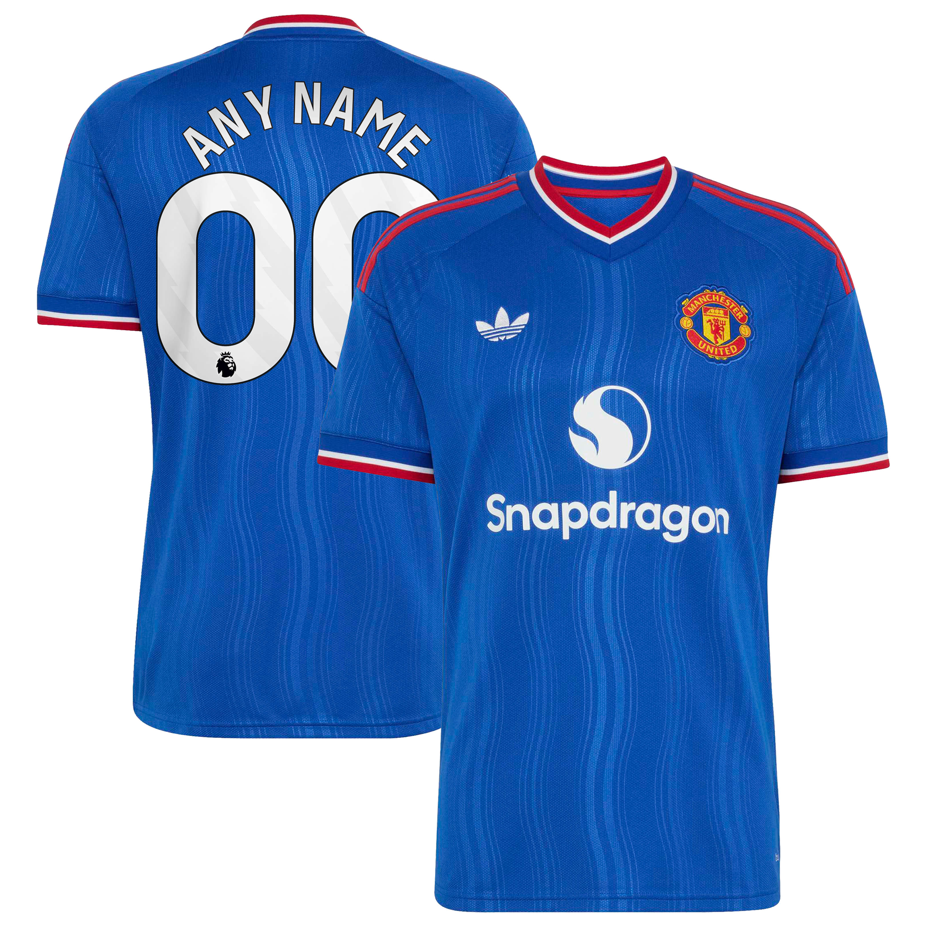 Men's adidas  Royal Manchester United 2026/27 Away Replica Custom Jersey