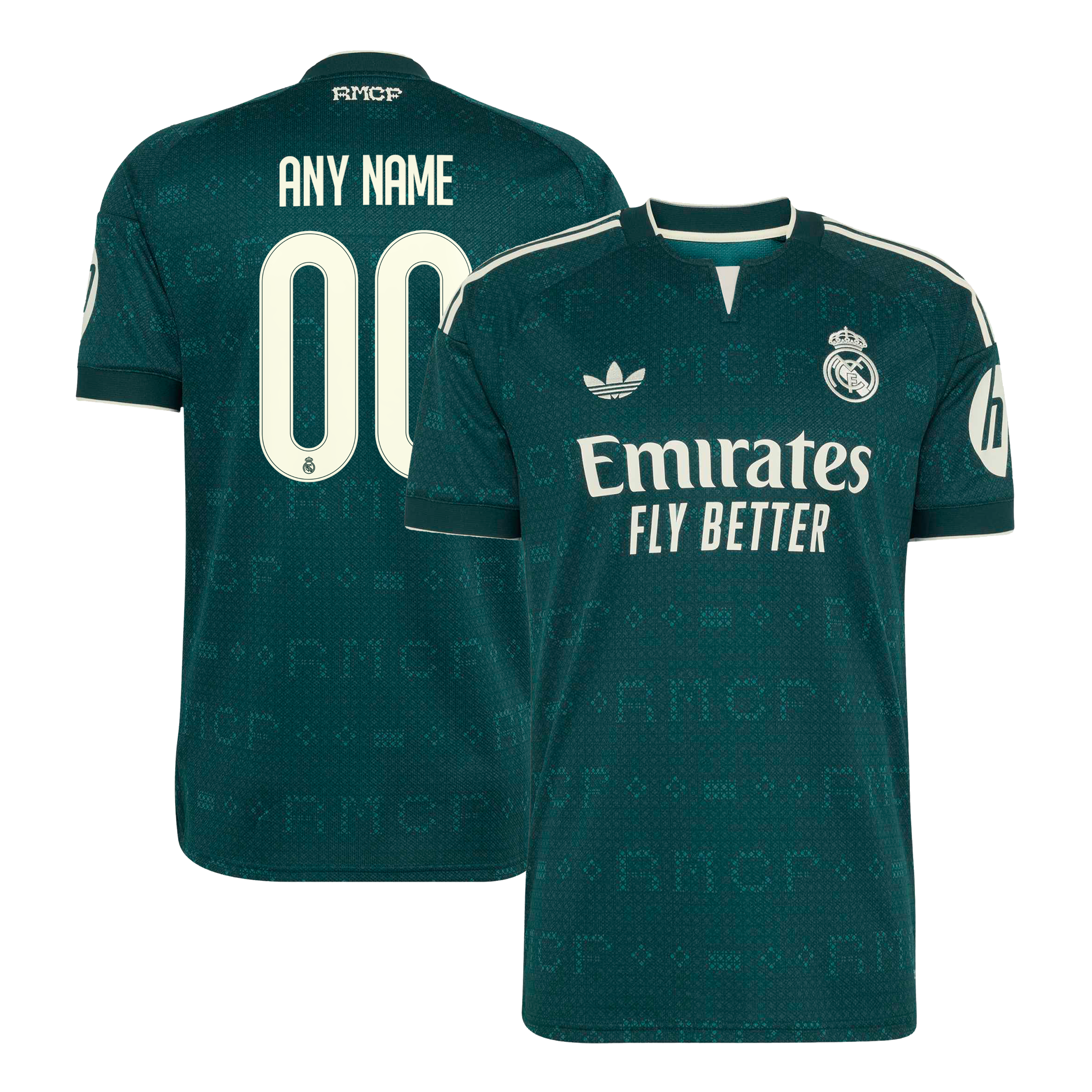 Men's adidas  Green Real Madrid 2026/27 Away Replica Custom Jersey