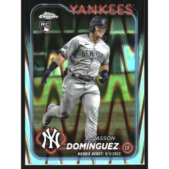 2024 Topps Chrome Update RayWave Refractors #USC70 Jasson Dominguez