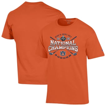 Unisex Champion  Orange Auburn Tigers 2026 NCAA Men's Golf National Champions T-Shirt