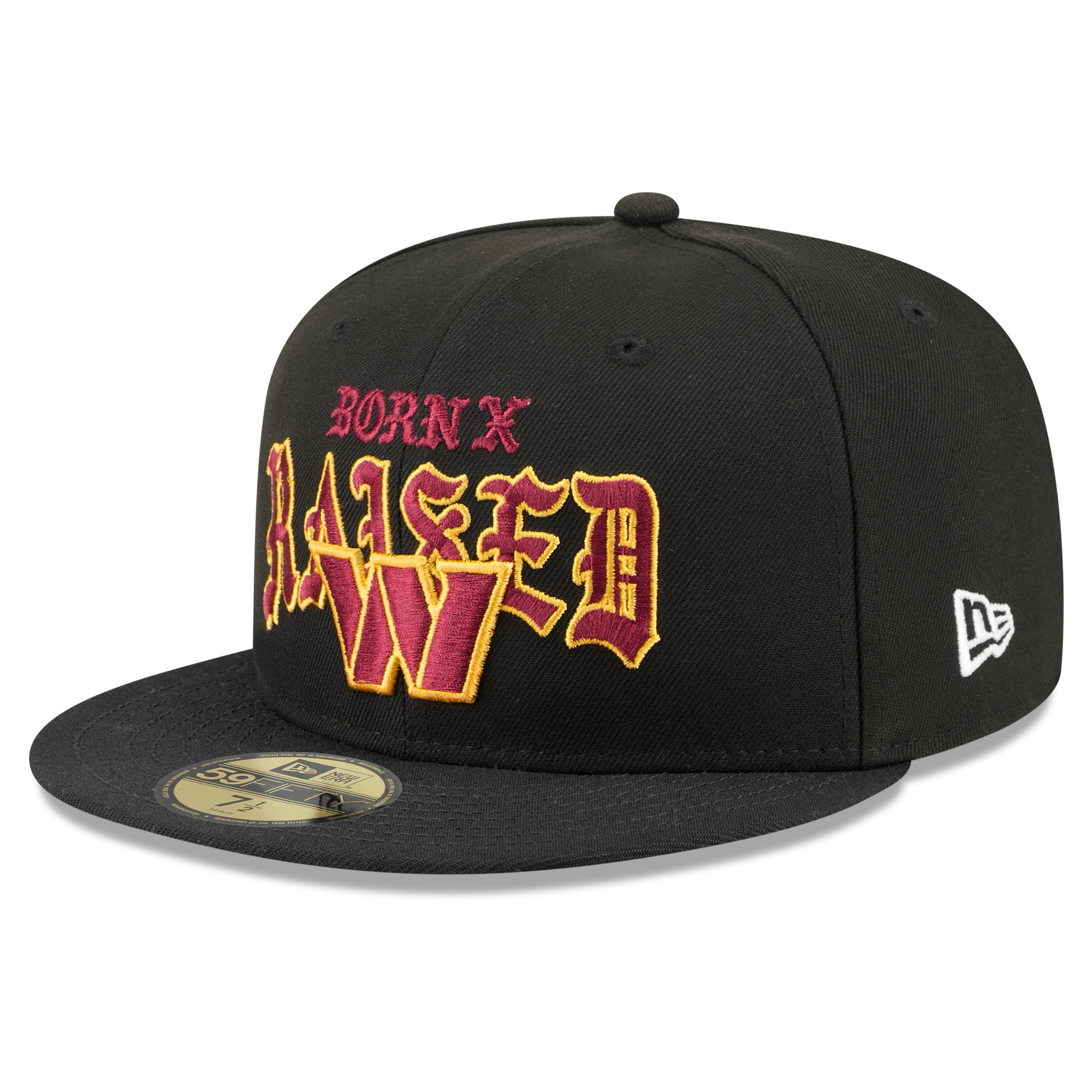 New Era Men's Black/Burgundy Washington Commanders 59FIFTY Fitted Hat - Black, Burgundy