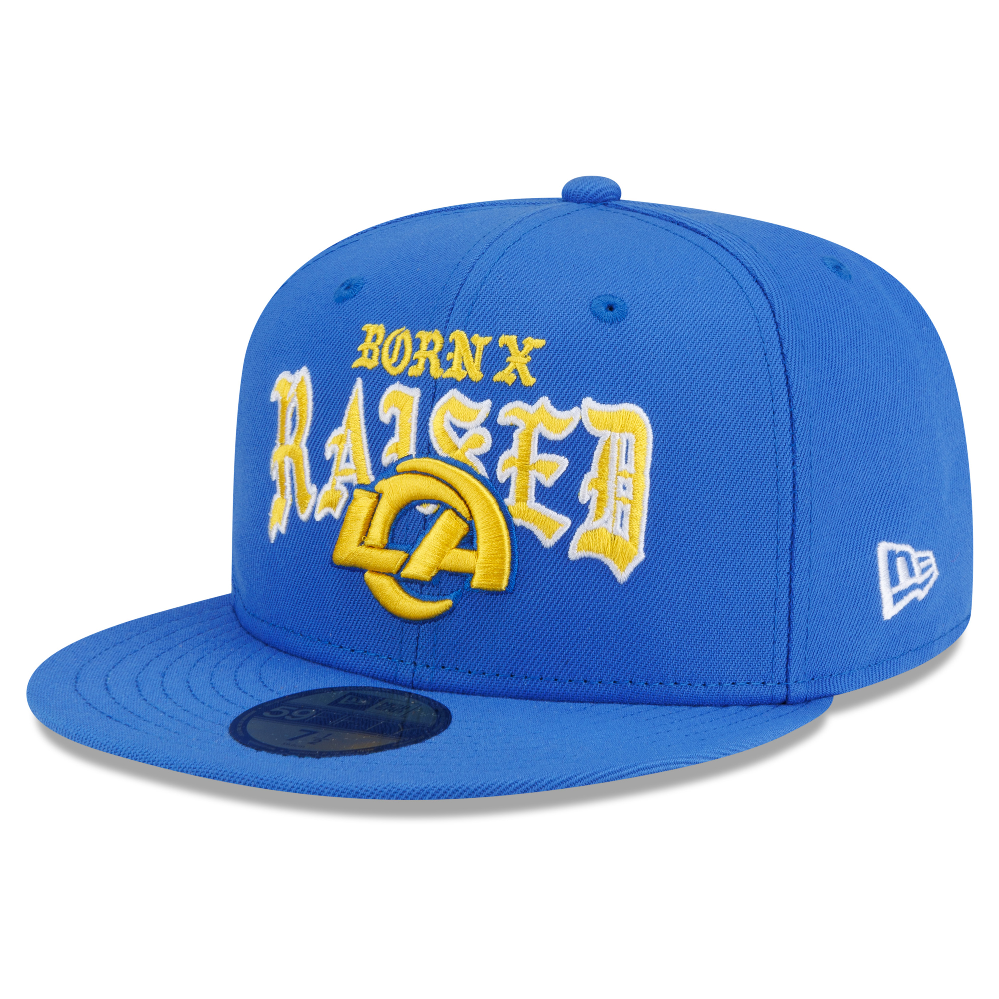 Men's New Era x Born x Raised Royal Los Angeles Rams 59FIFTY Fitted Hat