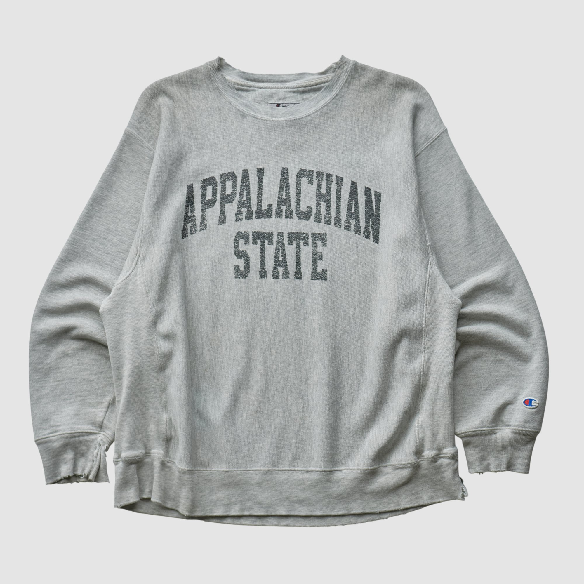 Appalachian State Mountaineers Champion 2010s Pullover Sweatshirt - Heather Gray - M by Fanatics Real Vintage