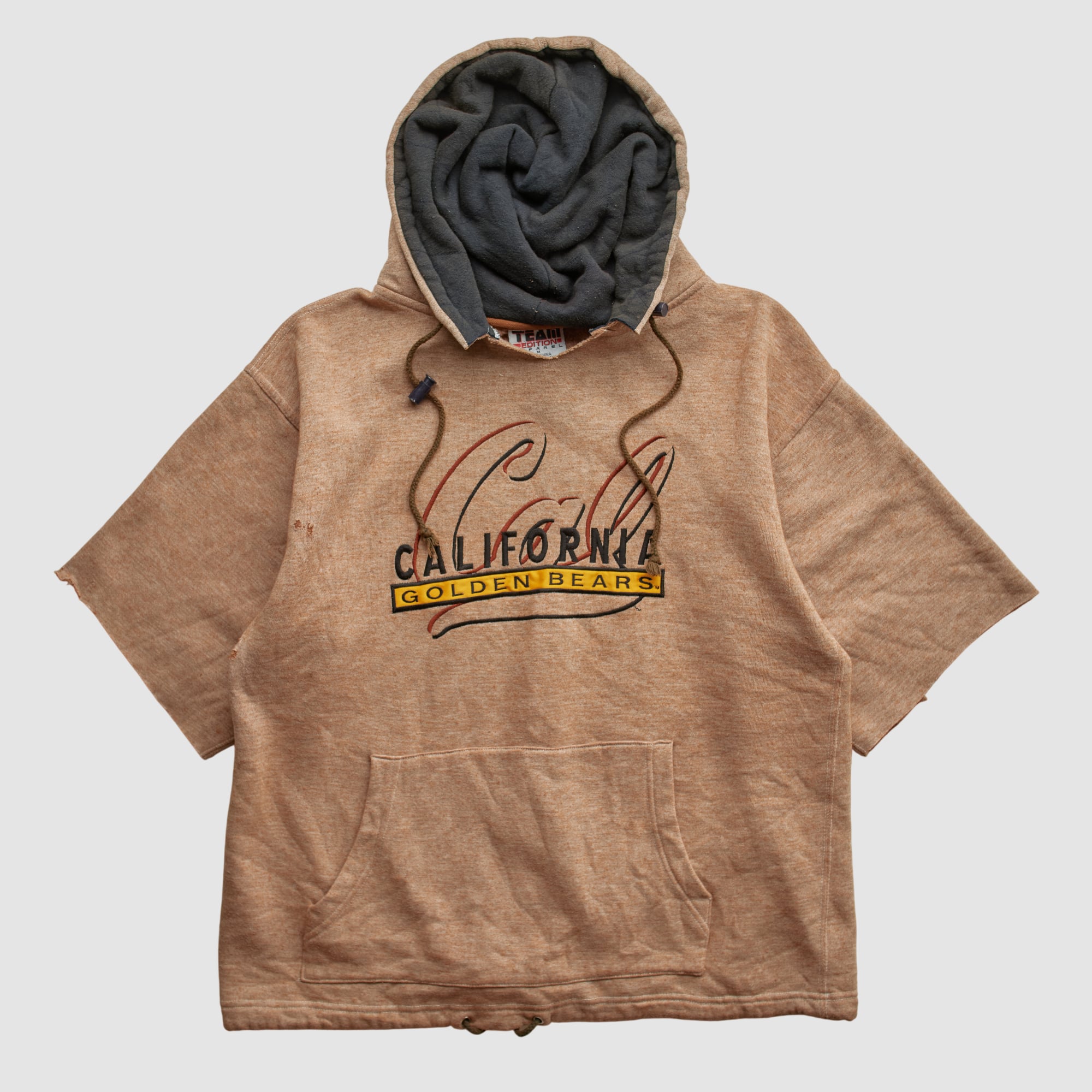 Cal Bears Team Edition Apparel 90s Hooded Pullover Sweatshirt - Clay - S by Fanatics Real Vintage