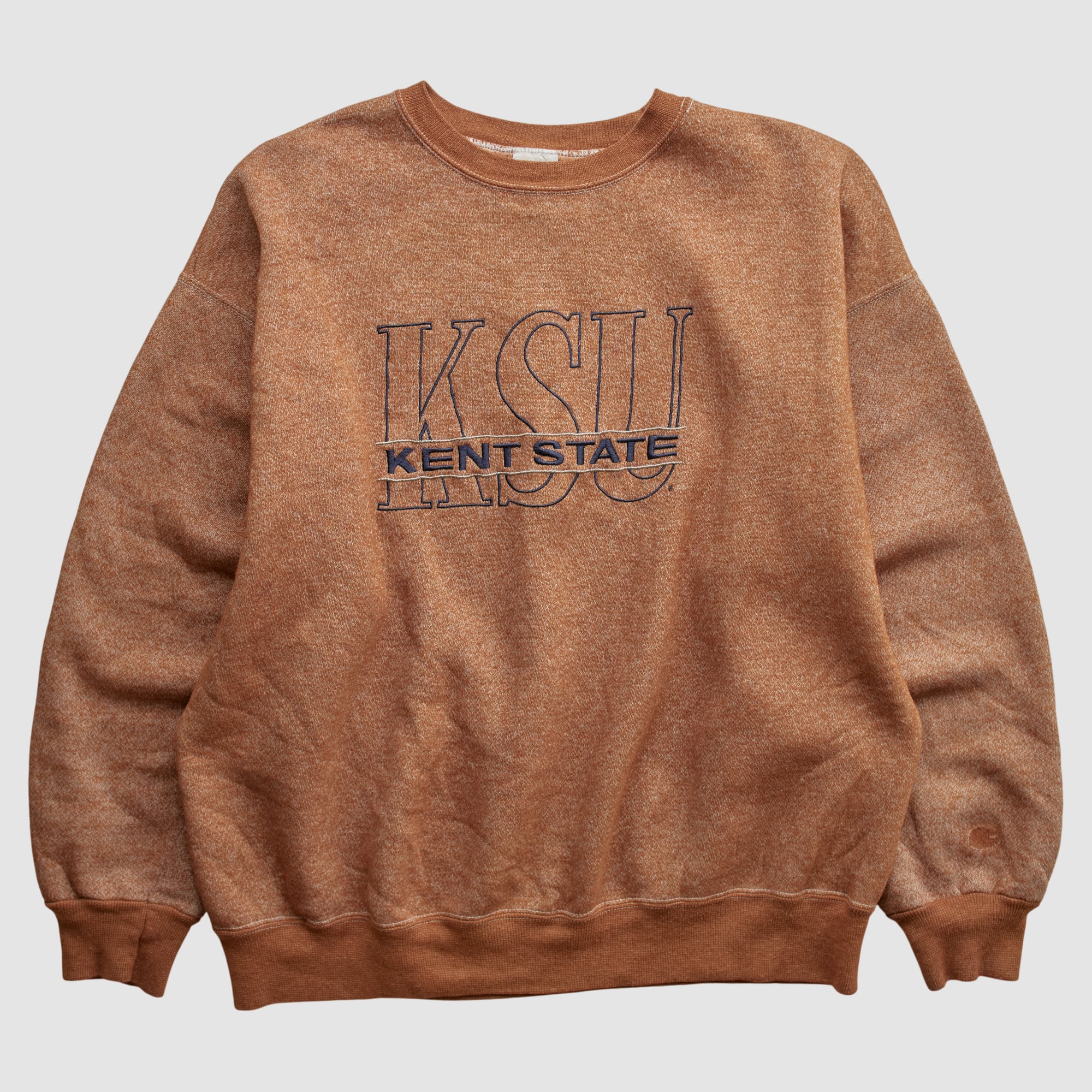 Kent State Golden Flashes Champion 90s Pullover Sweatshirt - Clay - M by Fanatics Real Vintage