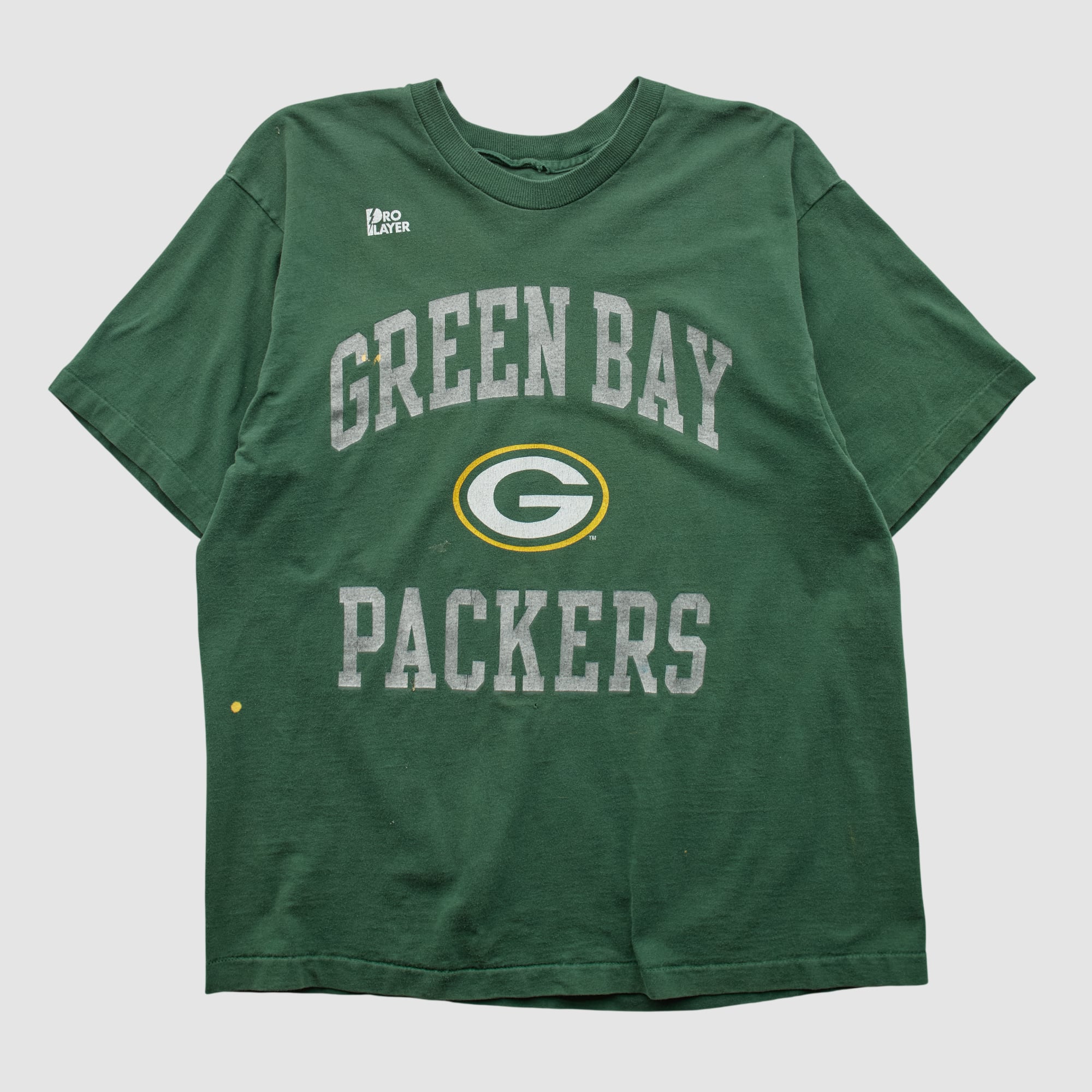 Green Bay Packers Pro Player 90s T-shirt - Green - L by Fanatics Real Vintage