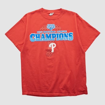 World Series Delta 2009 T-shirt - Red - M by Fanatics Real Vintage