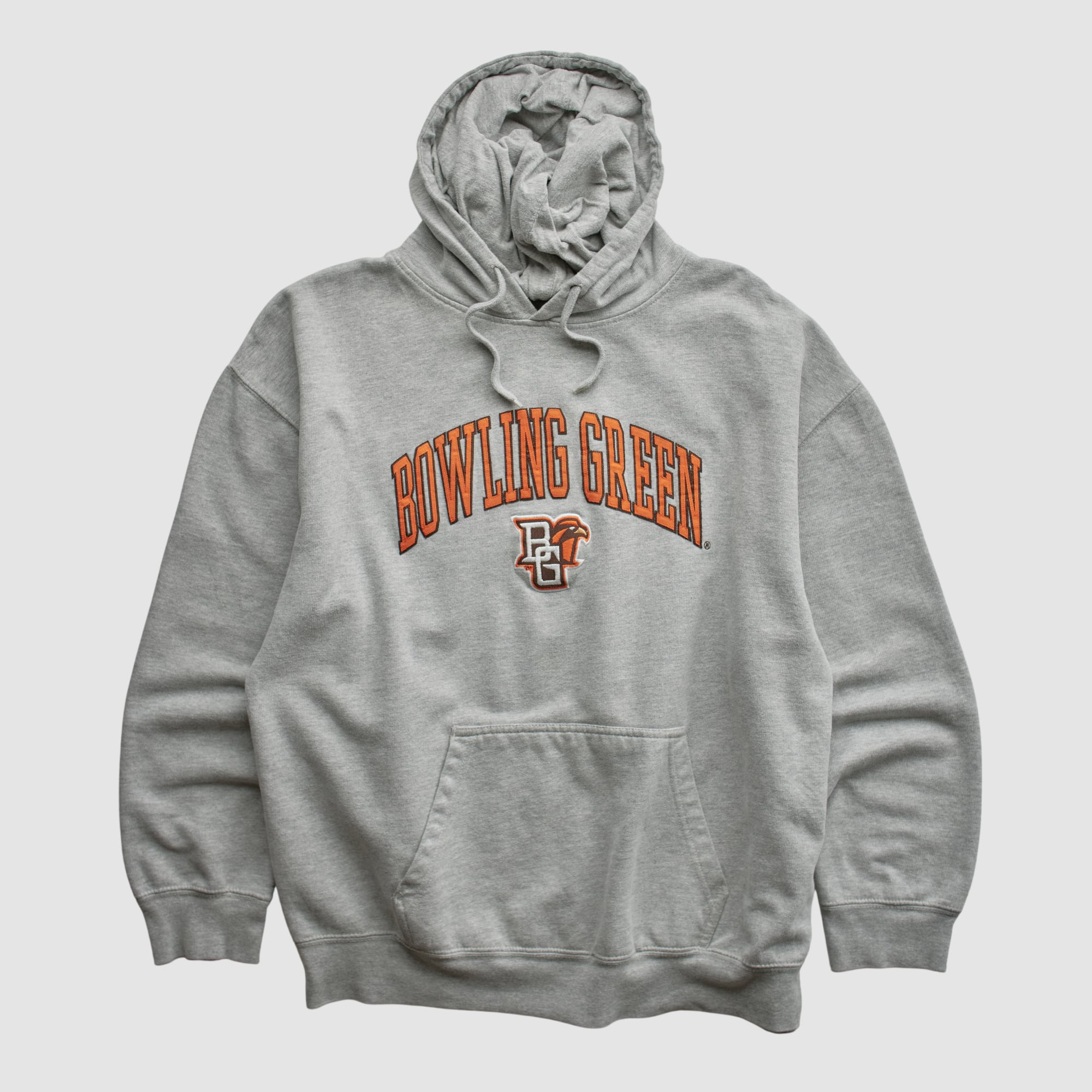 Bowling Green St. Falcons Genuine Stuff 2010s Hooded Pullover Sweatshirt - Heather Gray - L by Fanatics Real Vintage