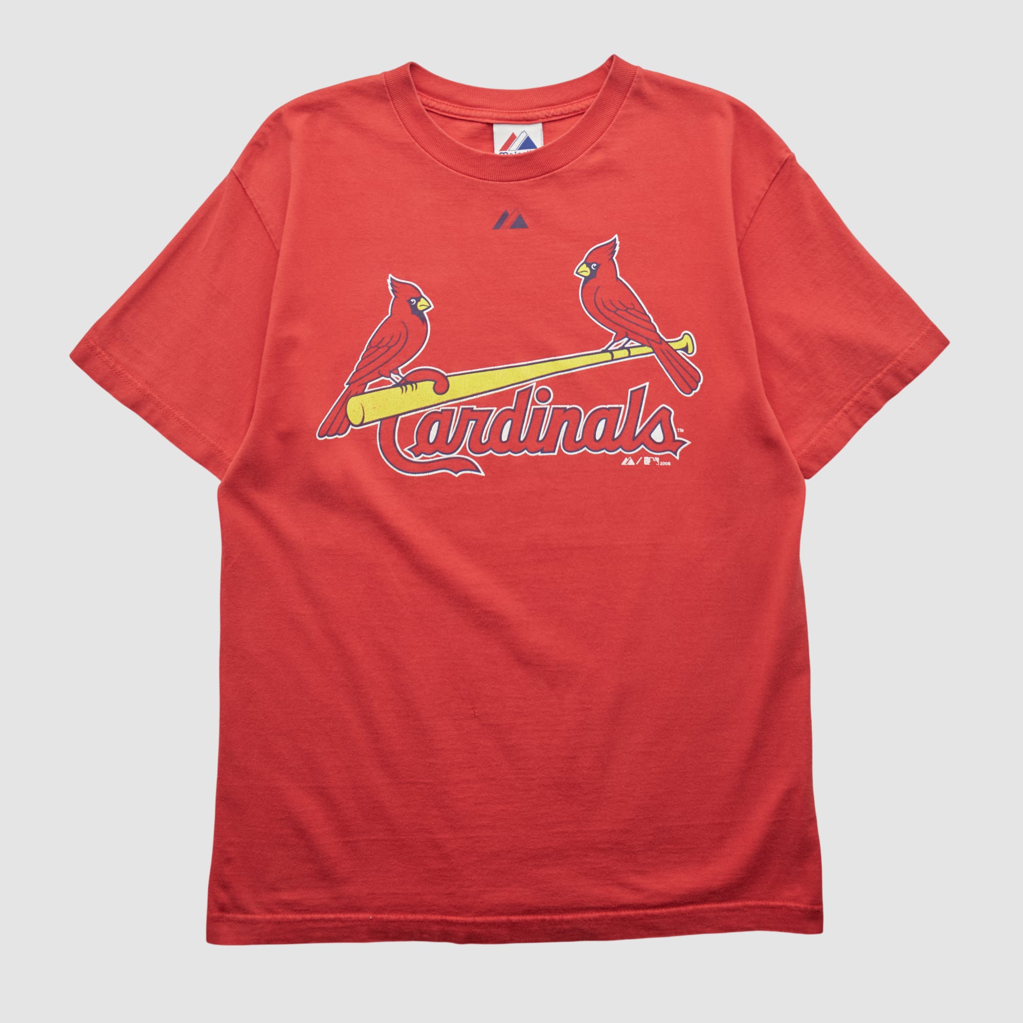 St. Louis Cardinals Majestic 2010s T-shirt - Red - M by Fanatics Real Vintage