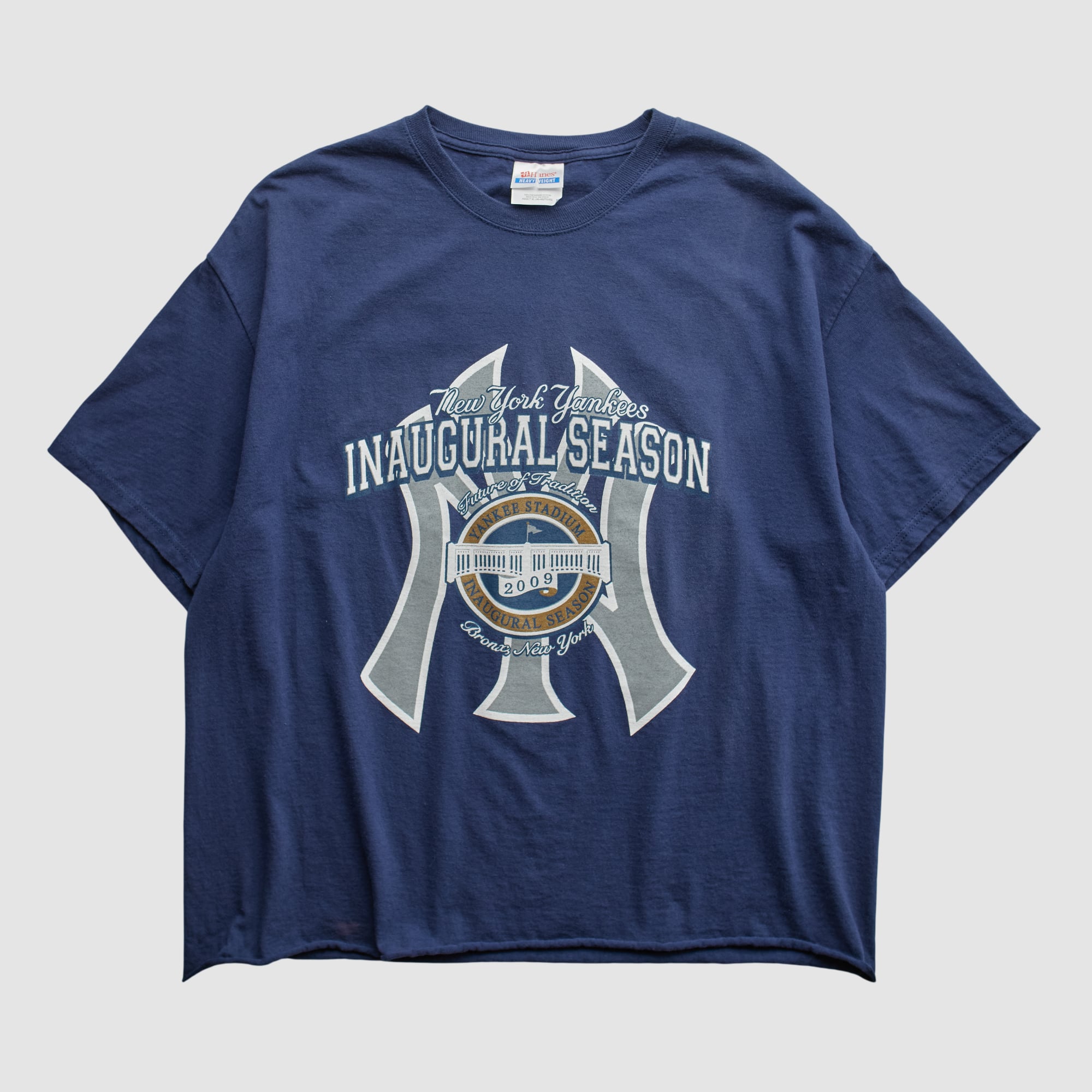 New York Yankees Hanes 2009 T-shirt - Navy - M by Fanatics Real Vintage