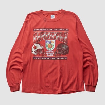 Orange Bowl Gildan 2007 Long Sleeve T-shirt - Red - M by Fanatics Real Vintage