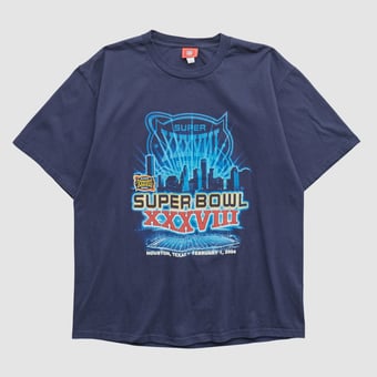 Super Bowl XXXVIII NFL 2004 T-shirt - Navy - XL by Fanatics Real Vintage