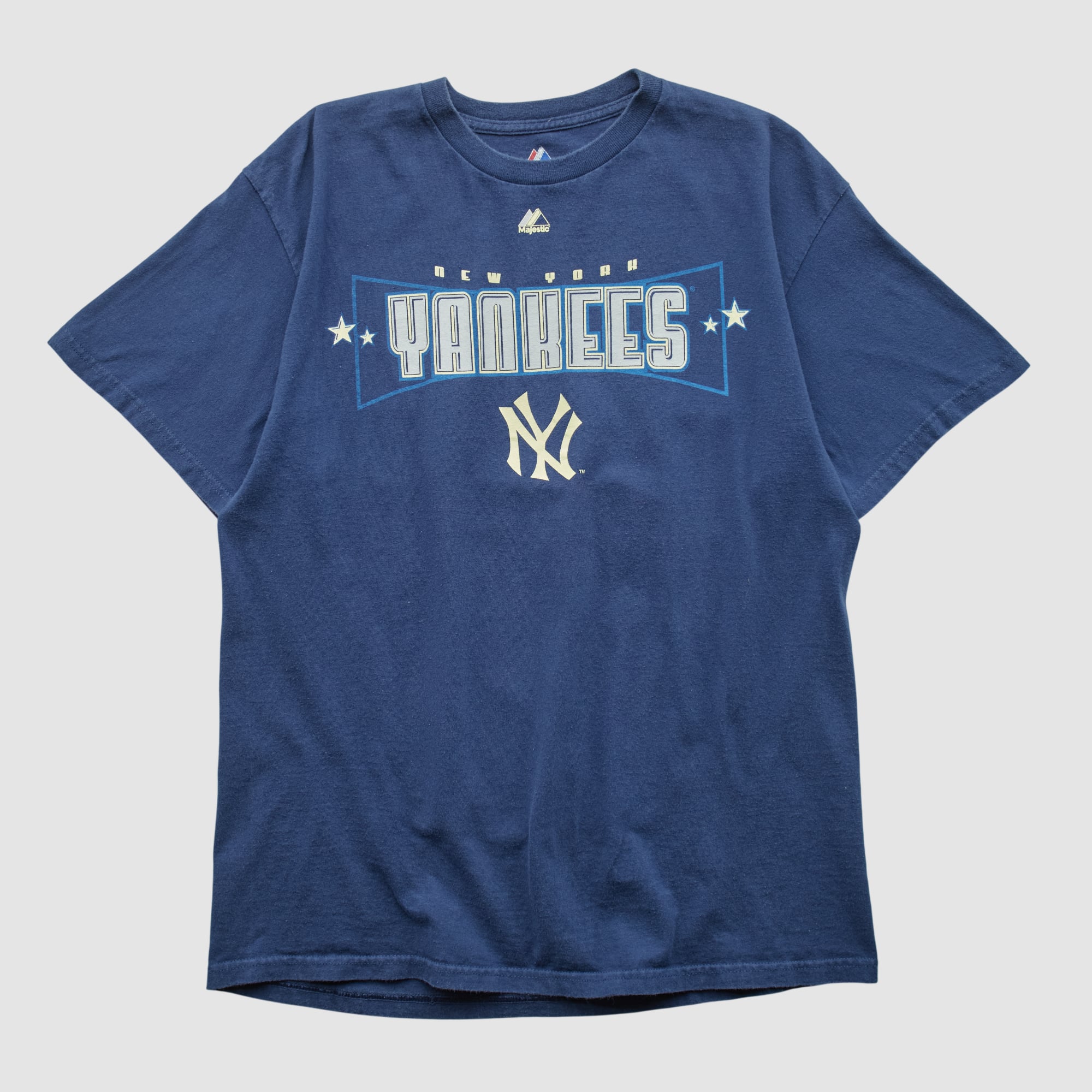 New York Yankees Majestic 2010s T-shirt - Navy - S by Fanatics Real Vintage