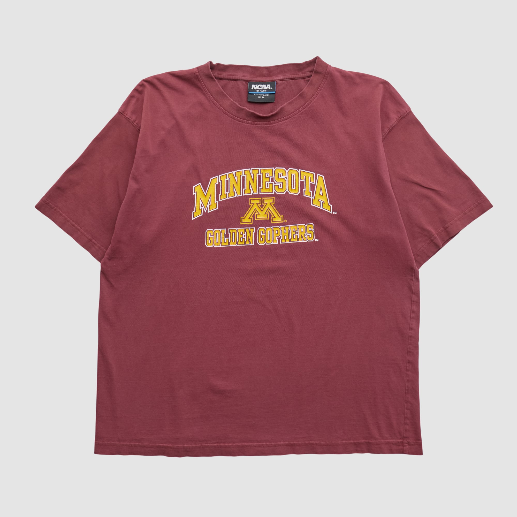 Minnesota Golden Gophers NCAA 2000s T-shirt - Maroon - L by Fanatics Real Vintage