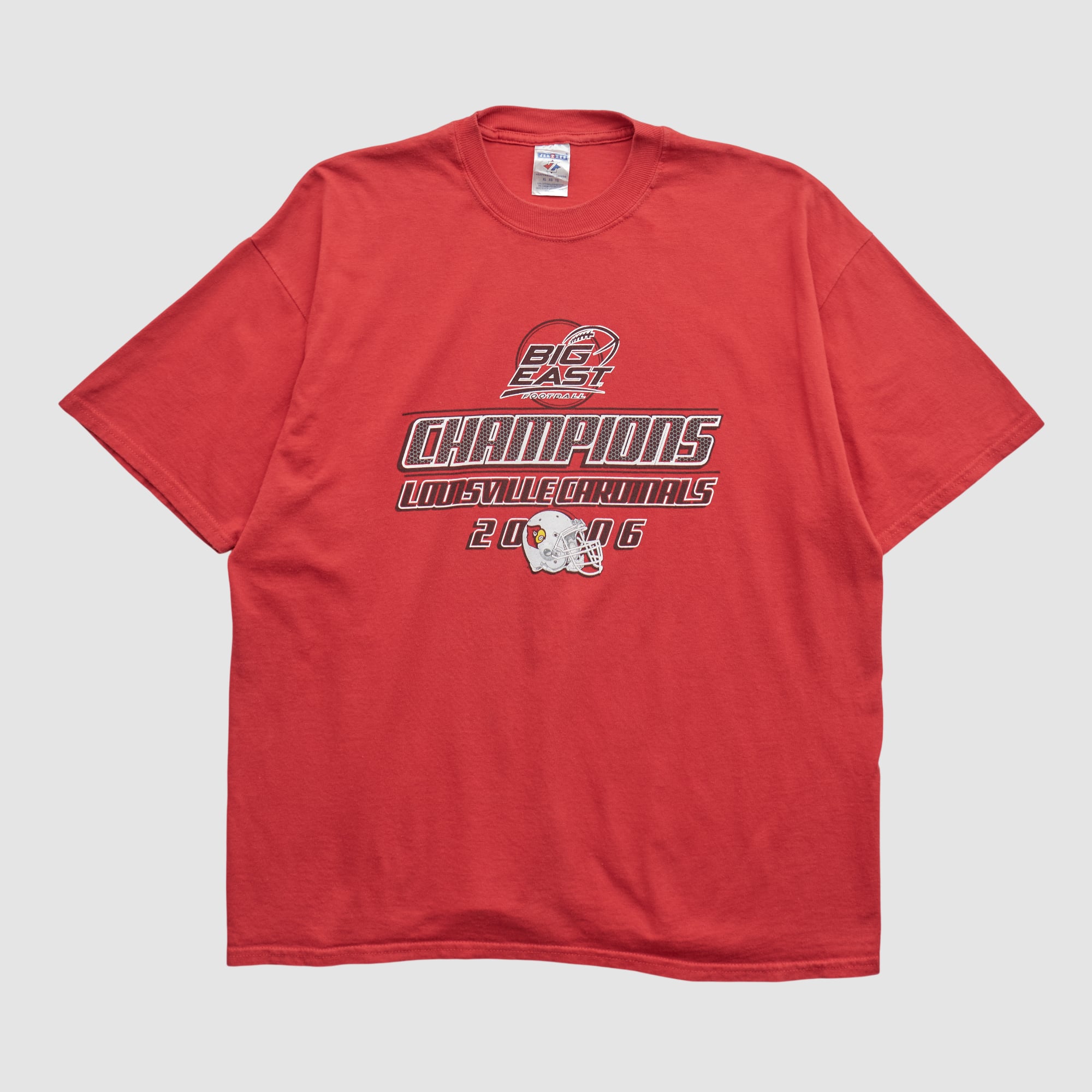 Louisville Cardinals Jerzees 2006 T-shirt - Red - XL by Fanatics Real Vintage