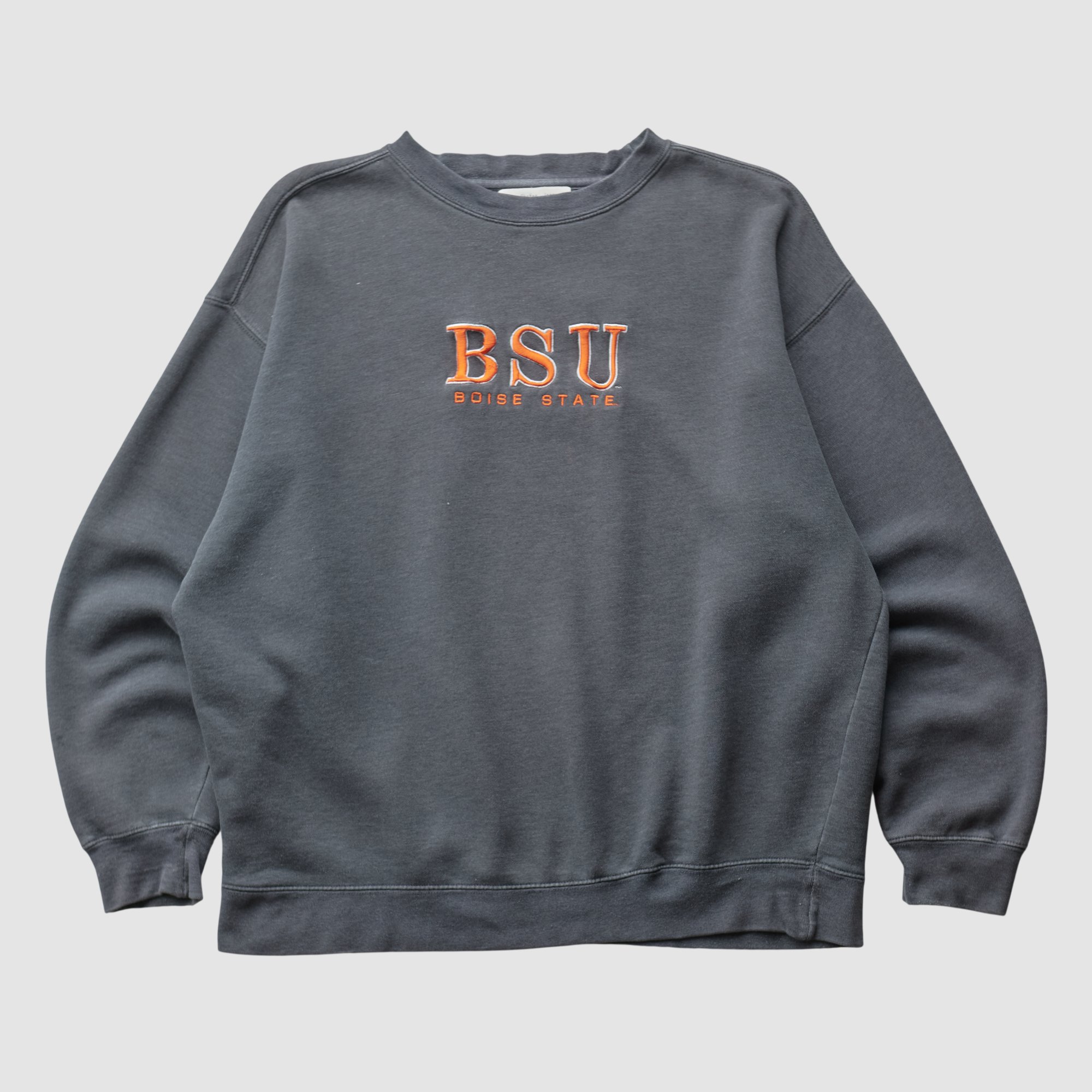 Boise State Broncos Jansport 90s Pullover Sweatshirt - Charcoal - L by Fanatics Real Vintage
