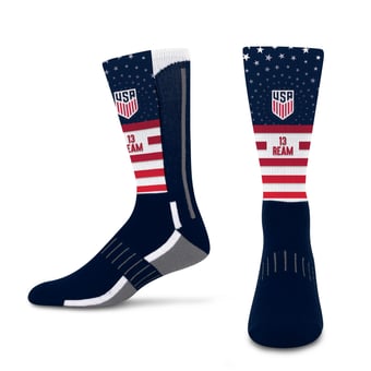 Youth PRO Compression Tim Ream USMNT Phenom Player Radial Stars & Stripes Tube Socks
