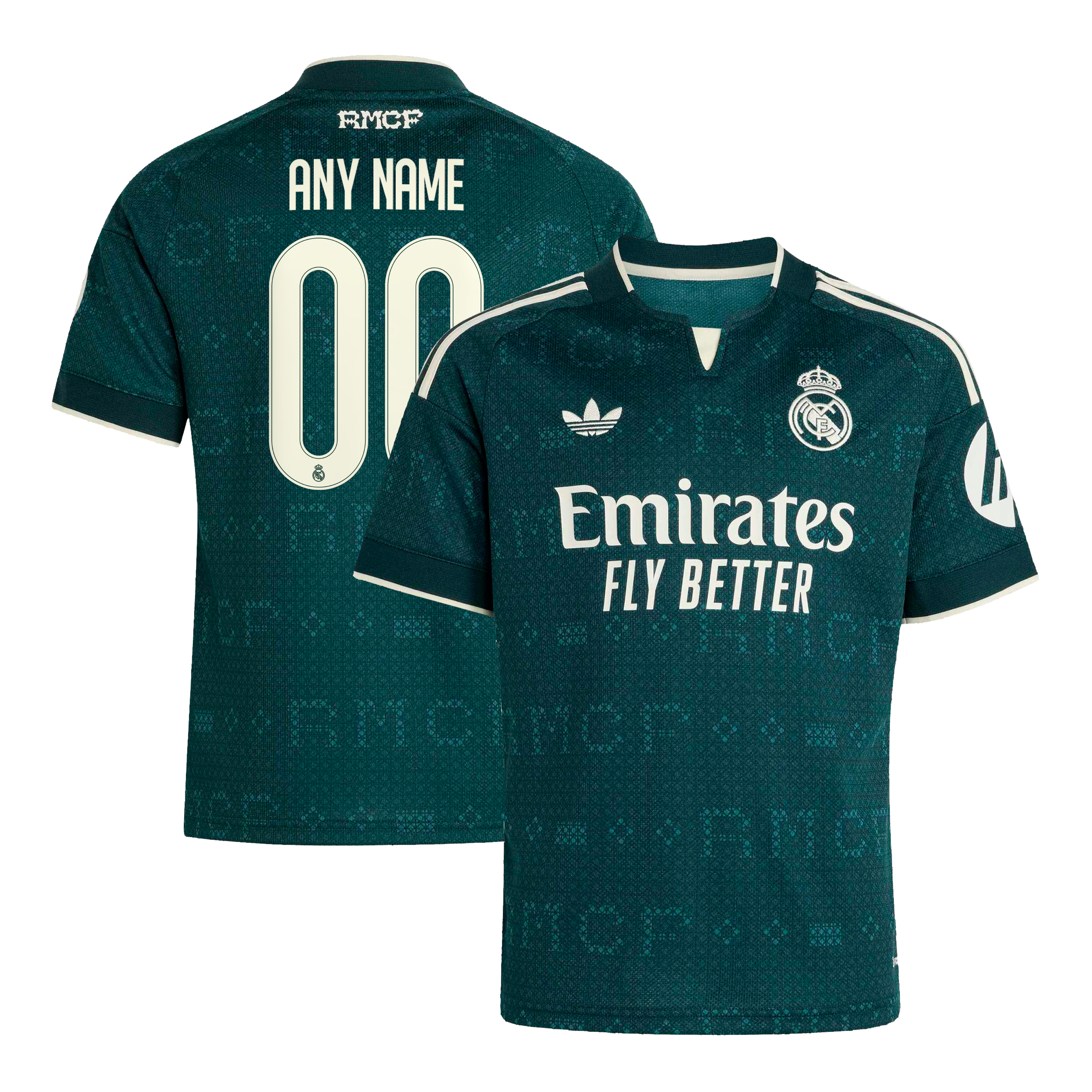 Youth adidas  Green Real Madrid 2026/27 Away Replica Custom Jersey