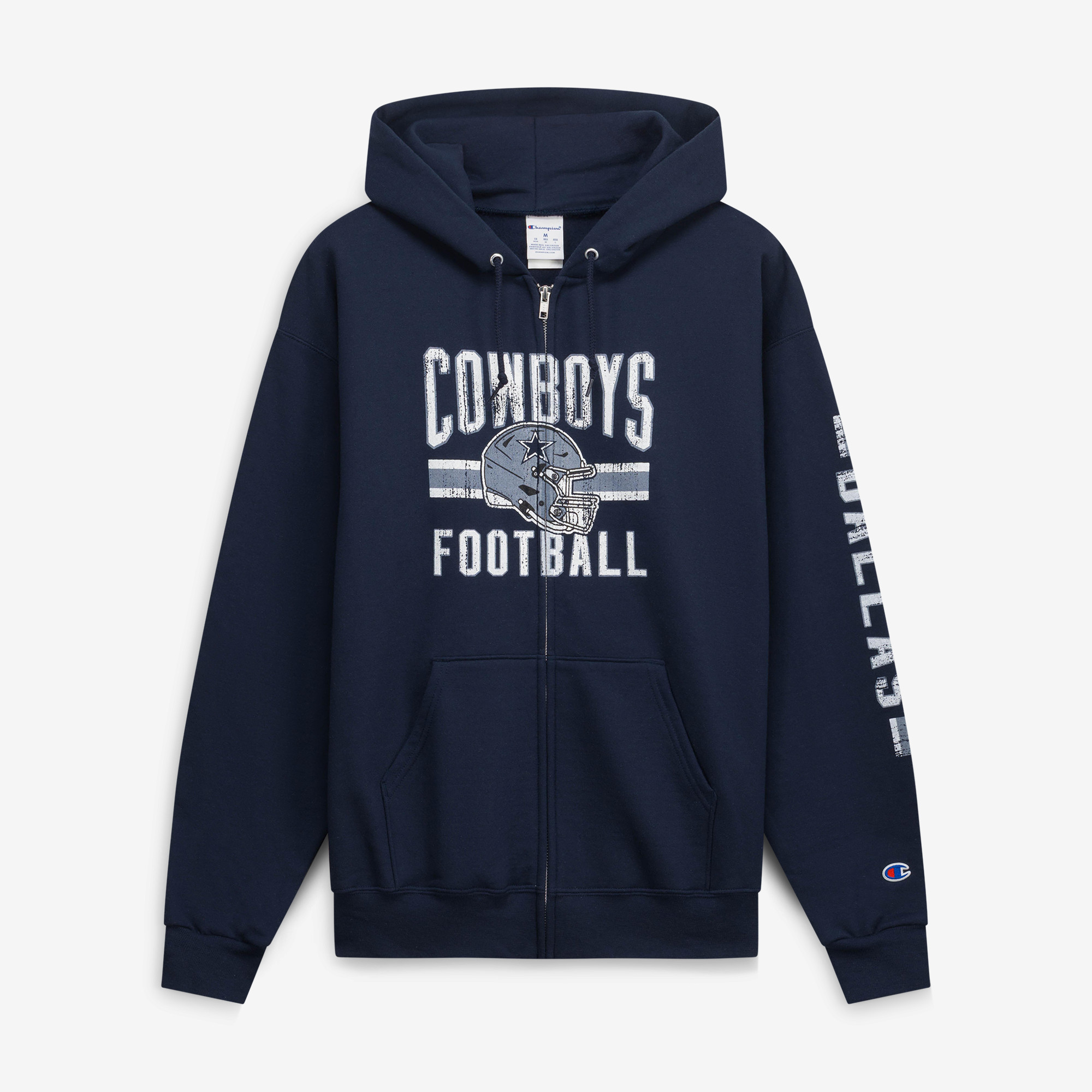 Men's Champion  Navy Dallas Cowboys Powerblend Hoodie