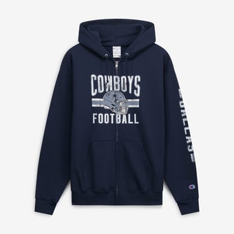Men's Champion  Navy Dallas Cowboys Powerblend Hoodie