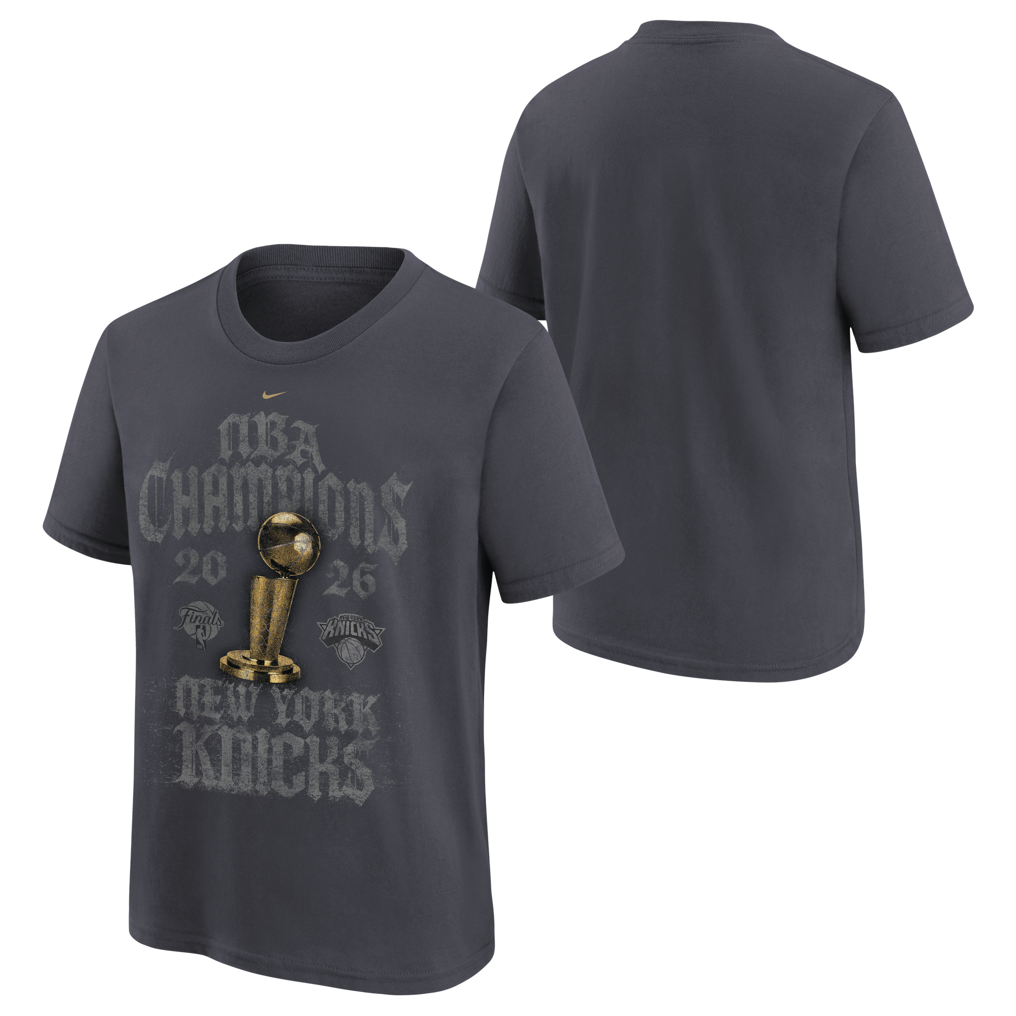 New York Knicks 2026 NBA Finals Champs Nike Locker Room T-Shirt – Youth