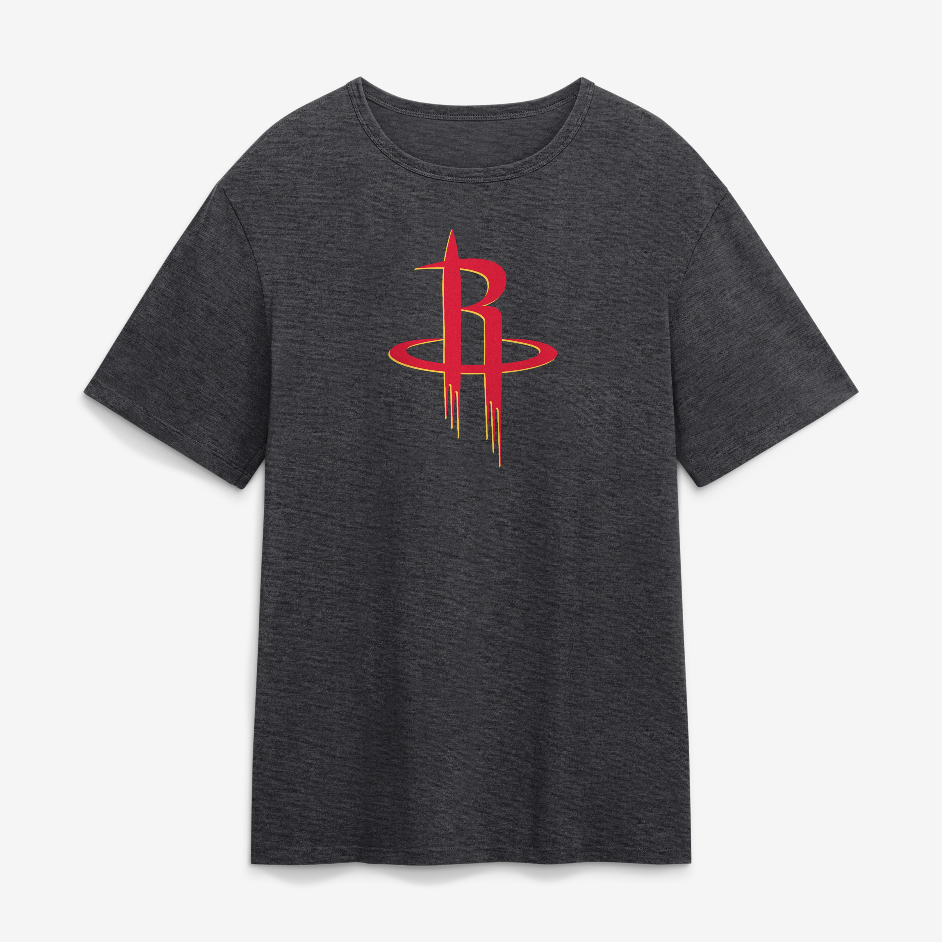 Men's  Charcoal Houston Rockets Essential T-Shirt