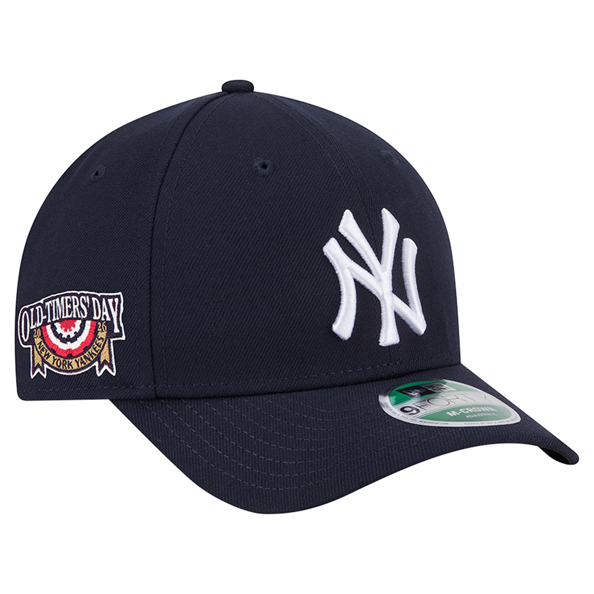 Men's New Era Navy New York Yankees 2026 Old-Timers' Day Player Replica 9FORTY M-Crown Adjustable Hat