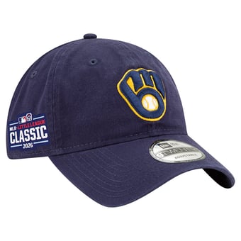 Men's New Era Navy Milwaukee Brewers 2026 Little League Classic Casual Classic Adjustable Hat