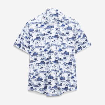Men's Smith & Quinn White Penn State Nittany Lions Toile Boatyard Button-Up Shirt