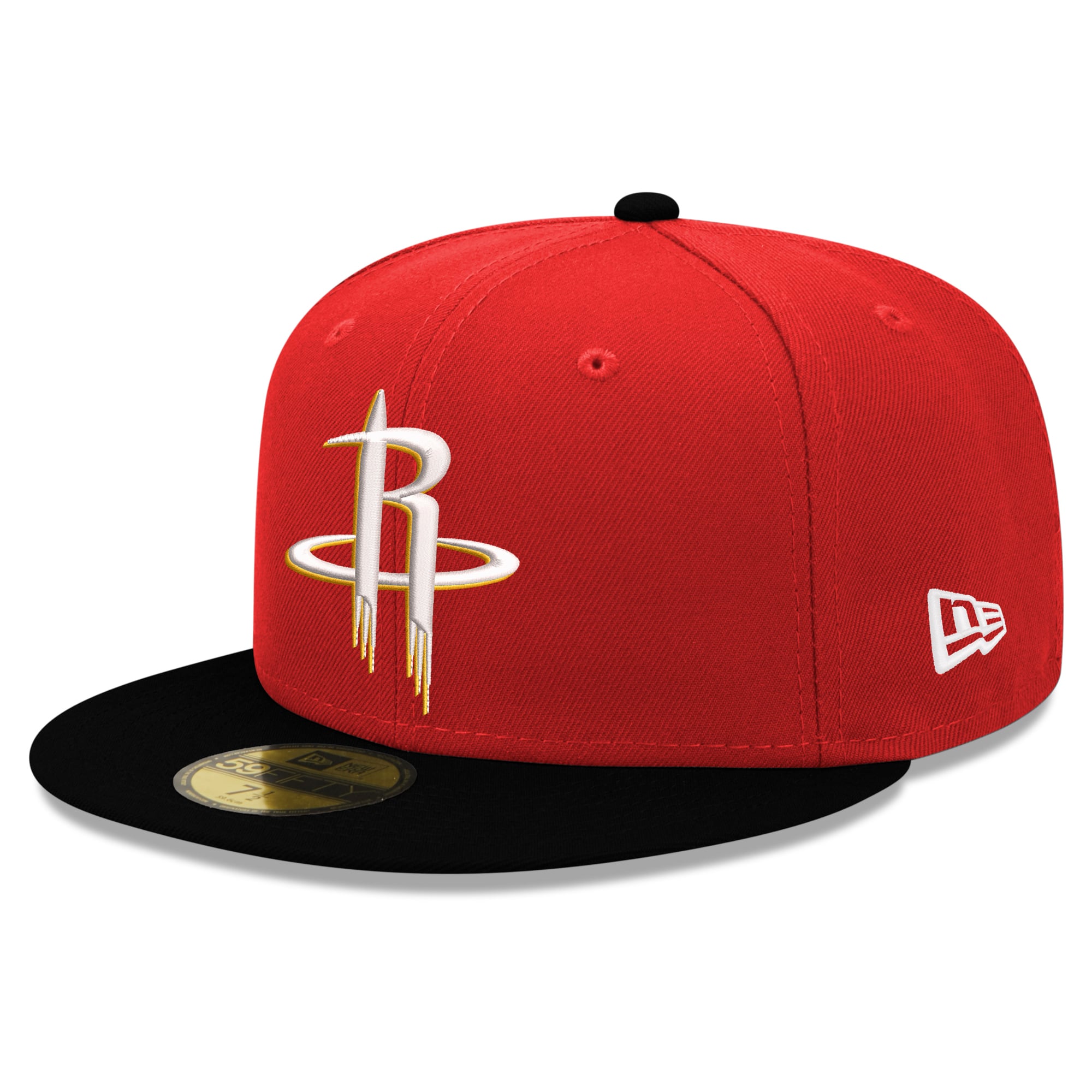 Men's New Era Red/Black Houston Rockets 59FIFTY Fitted Hat