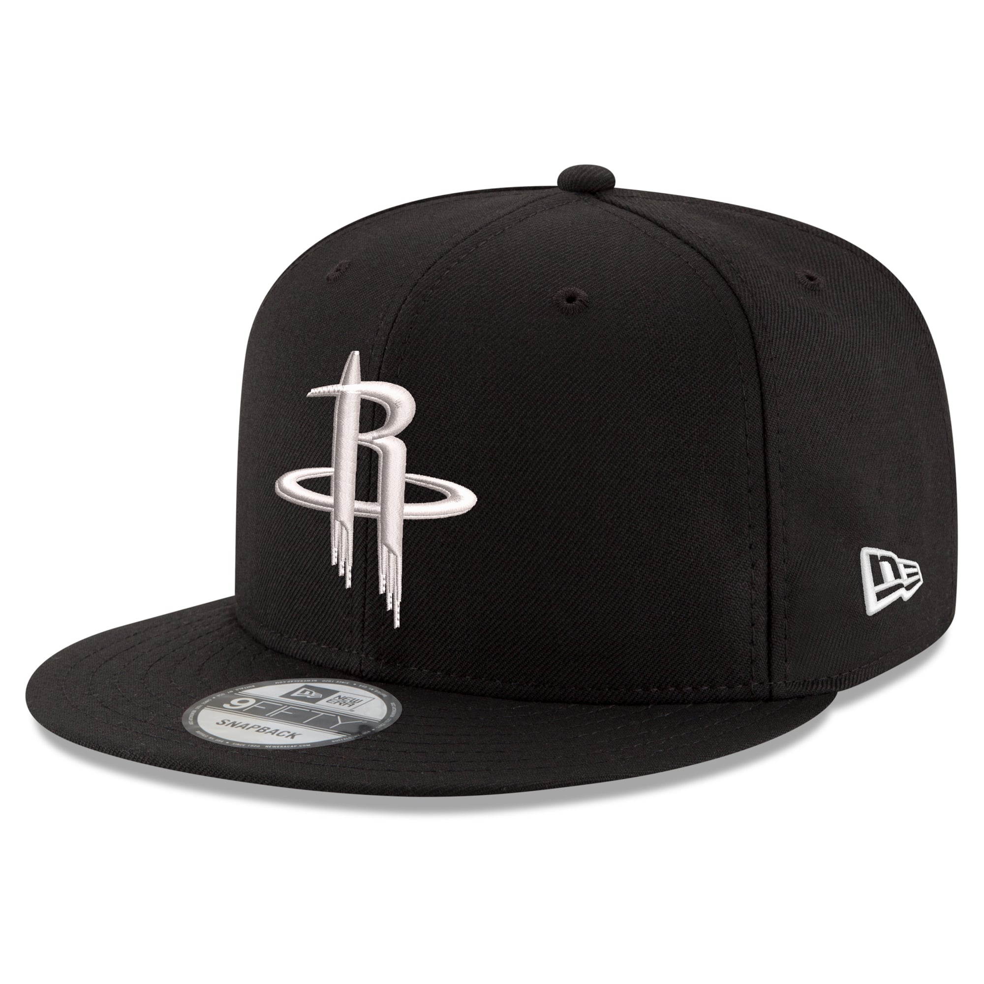 Men's New Era Black Houston Rockets 9FIFTY Snapback Hat
