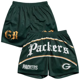 Men's Chalk Line Green Green Bay Packers Victorian Retro Shorts