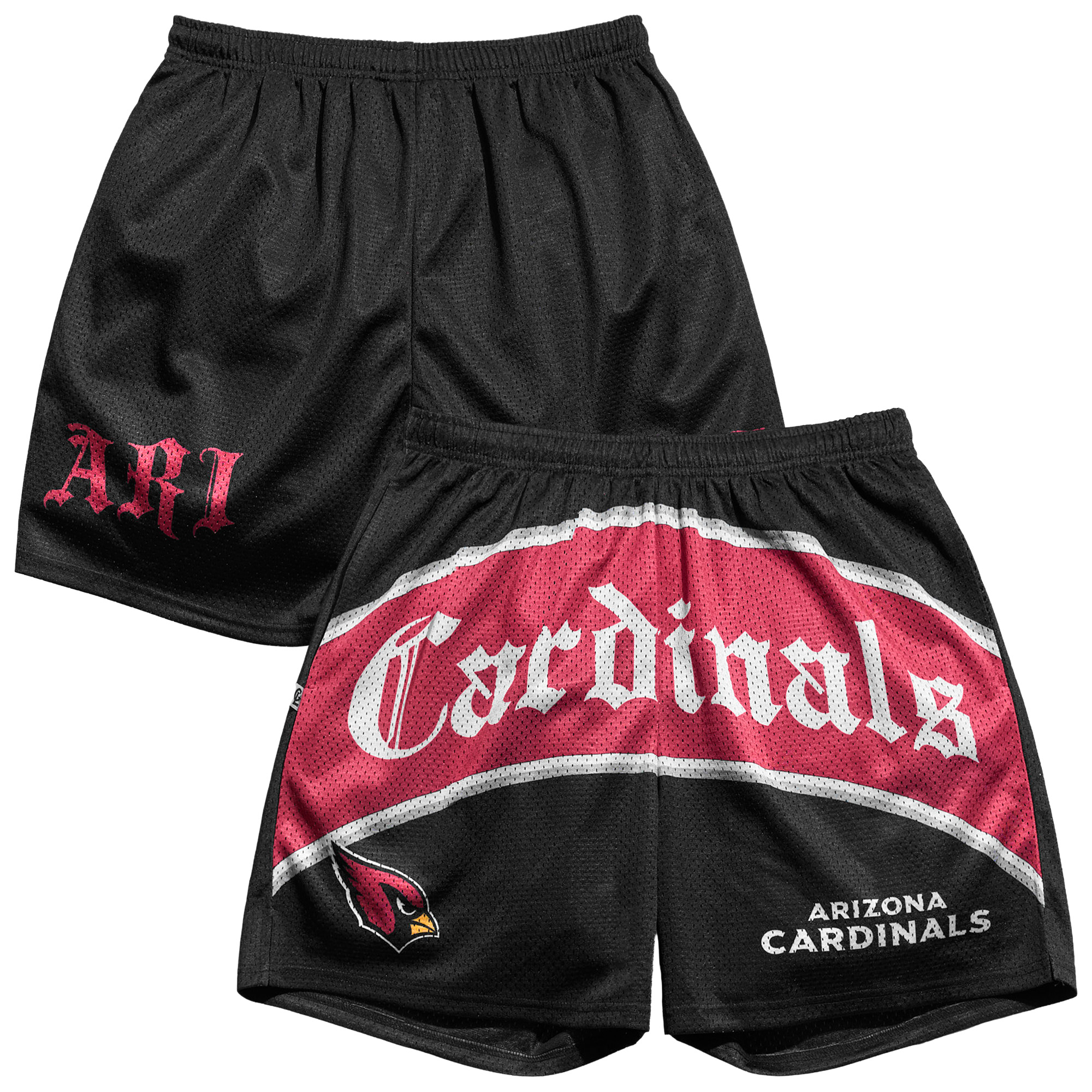 Men's Chalk Line Black Arizona Cardinals Victorian Retro Shorts