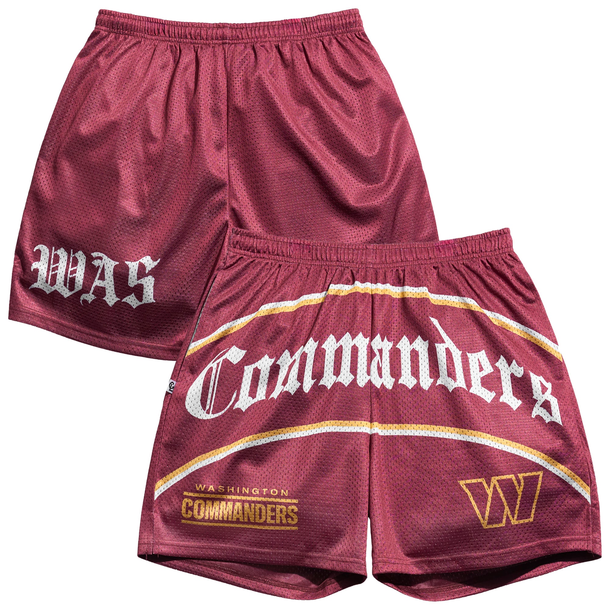 Men's Chalk Line Burgundy Washington Commanders Victorian Retro Shorts