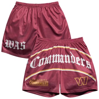 Men's Chalk Line Burgundy Washington Commanders Victorian Retro Shorts