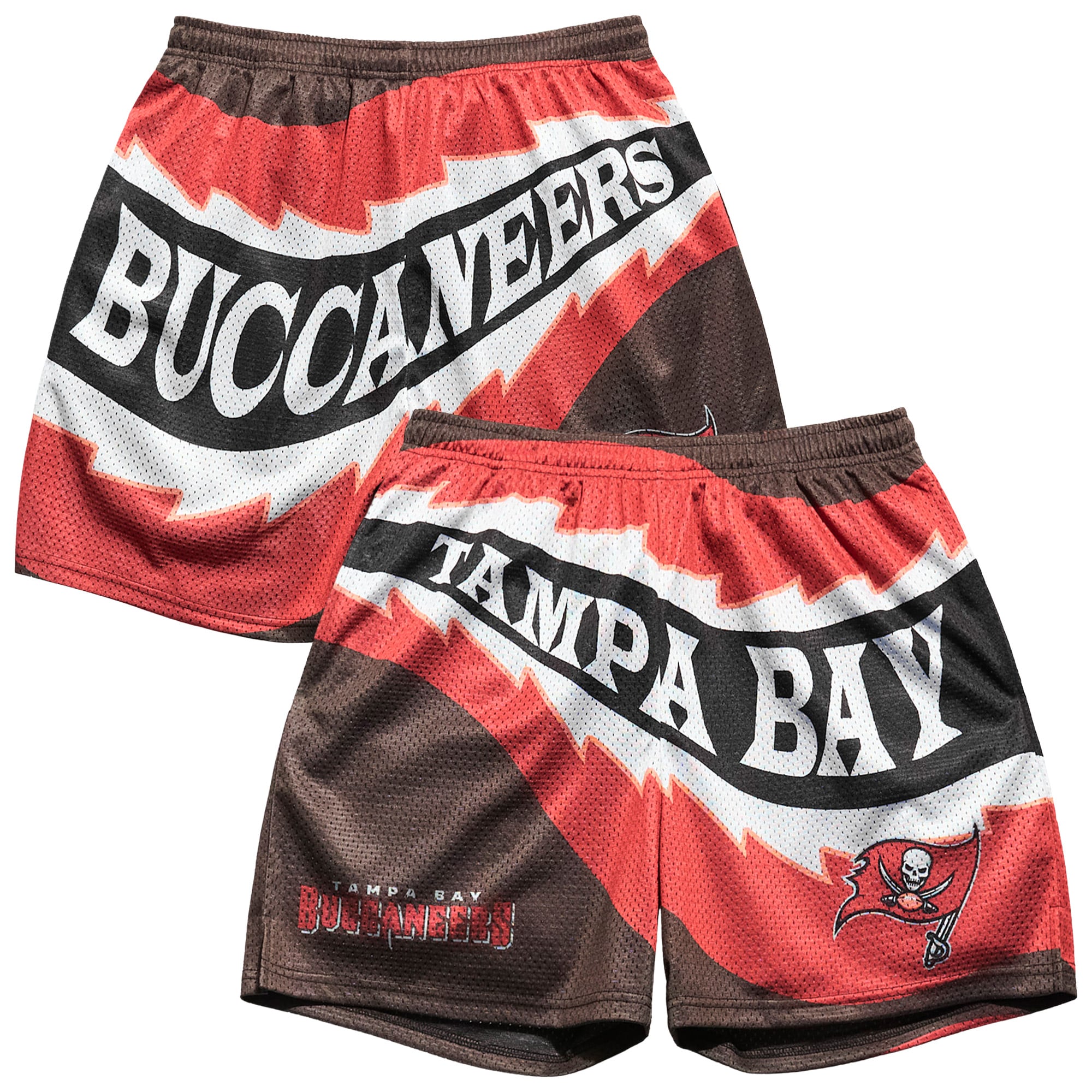 Men's Chalk Line Brown Tampa Bay Buccaneers Saw Blade Retro Shorts