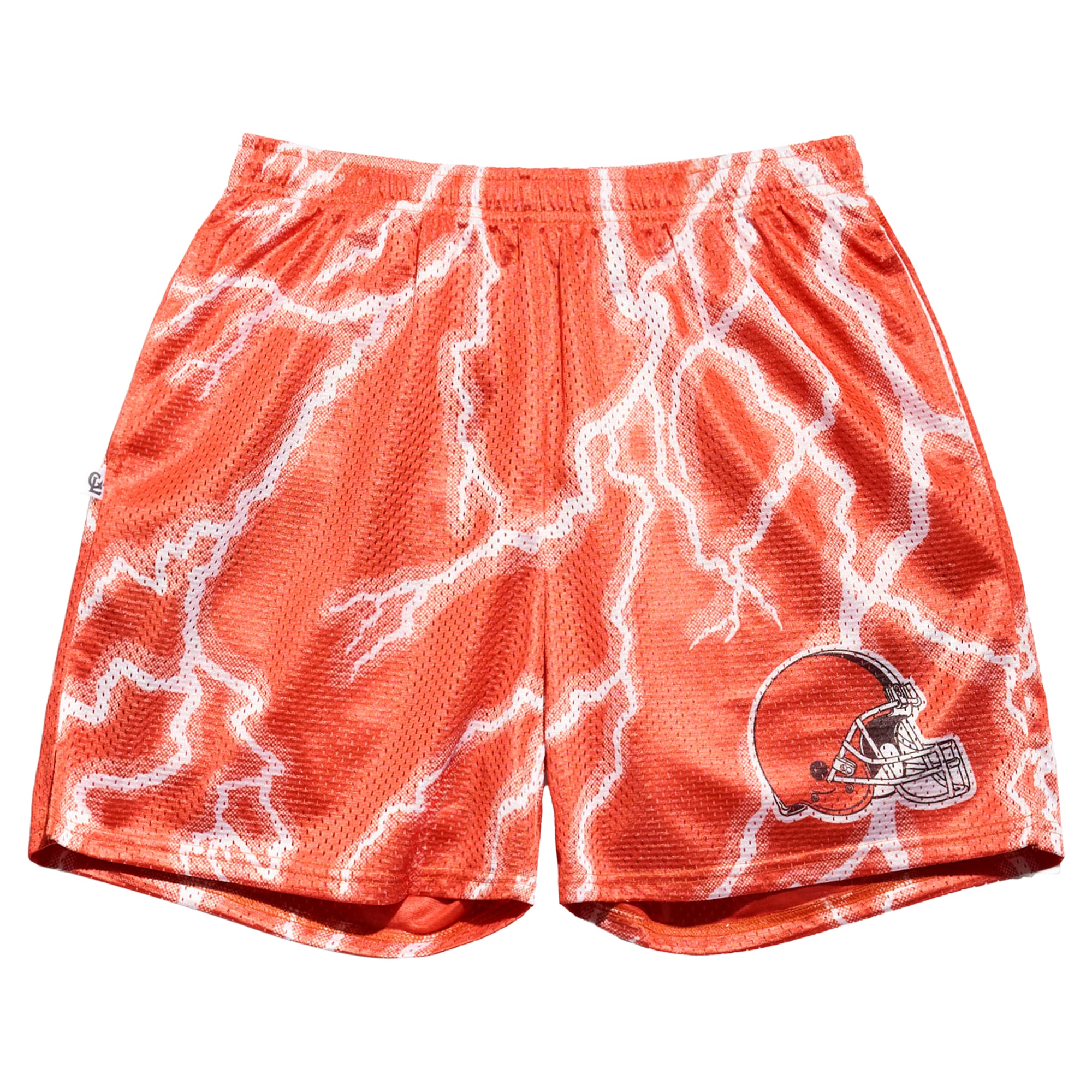 Men's Chalk Line Orange Cleveland Browns Lightning Retro Shorts
