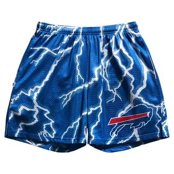 Men's Chalk Line Royal Buffalo Bills Lightning Retro Shorts