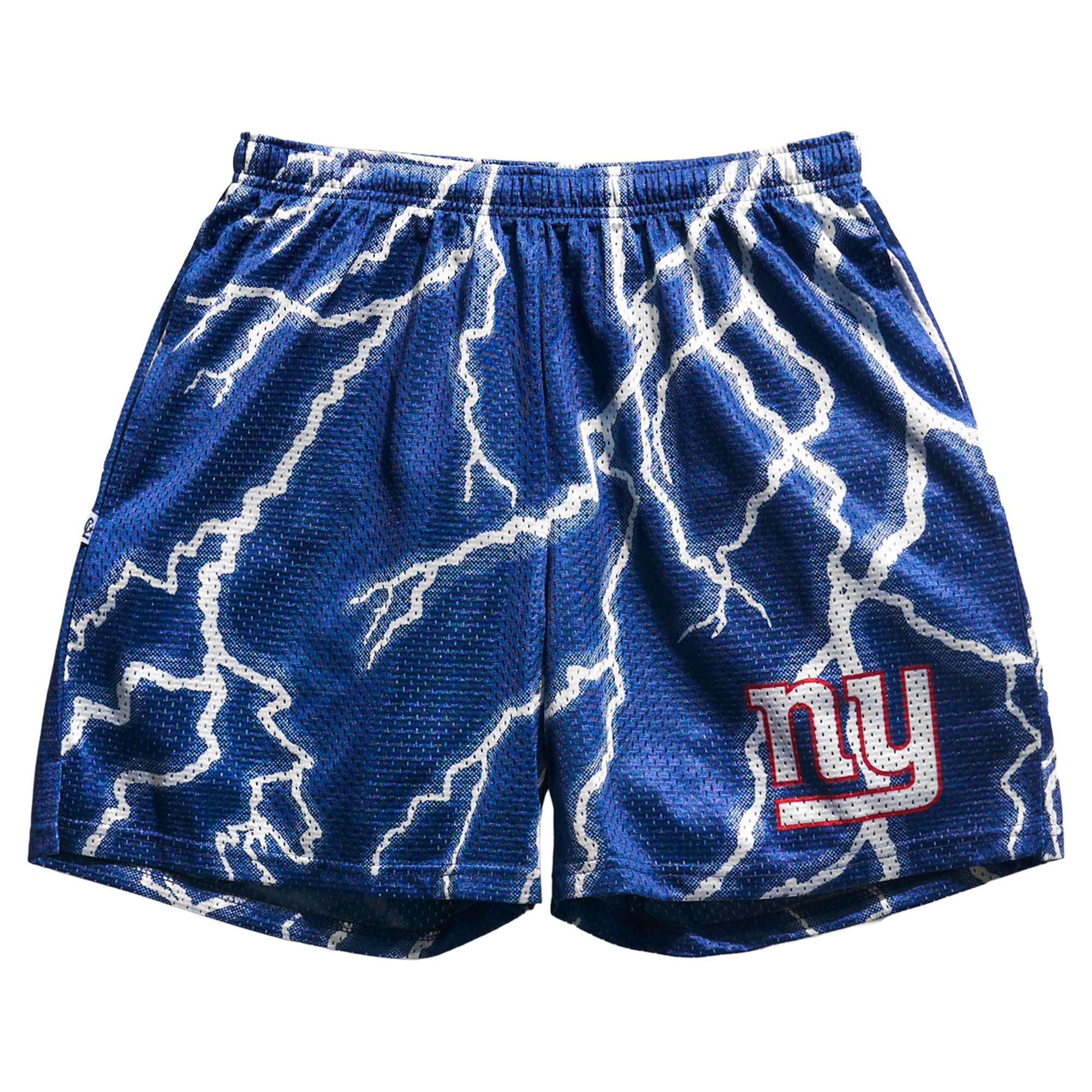 Men's Chalk Line Royal New York Giants Lightning Retro Shorts