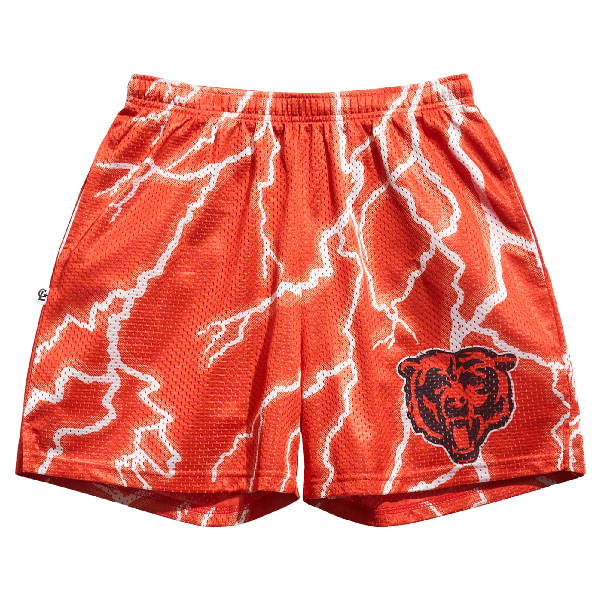 Men's Chalk Line Orange Chicago Bears Lightning Retro Shorts