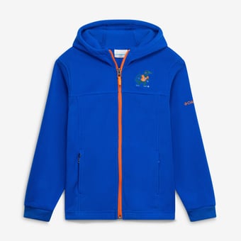 Youth Columbia  Royal Florida Gators Flanker Fleece Full-Zip Hoodie
