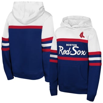 Toddler Mitchell & Ness  Navy Boston Red Sox Head Coach Pullover Hoodie