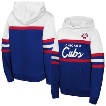 Toddler Mitchell & Ness  Royal Chicago Cubs Head Coach Pullover Hoodie