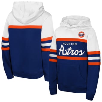 Toddler Mitchell & Ness  Navy Houston Astros Head Coach Pullover Hoodie