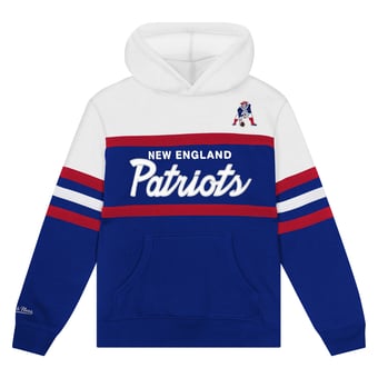 Toddler Mitchell & Ness Royal New England Patriots Head Coach Hoodie