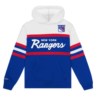Toddler Mitchell & Ness Blue New York Rangers Head Coach Hoodie