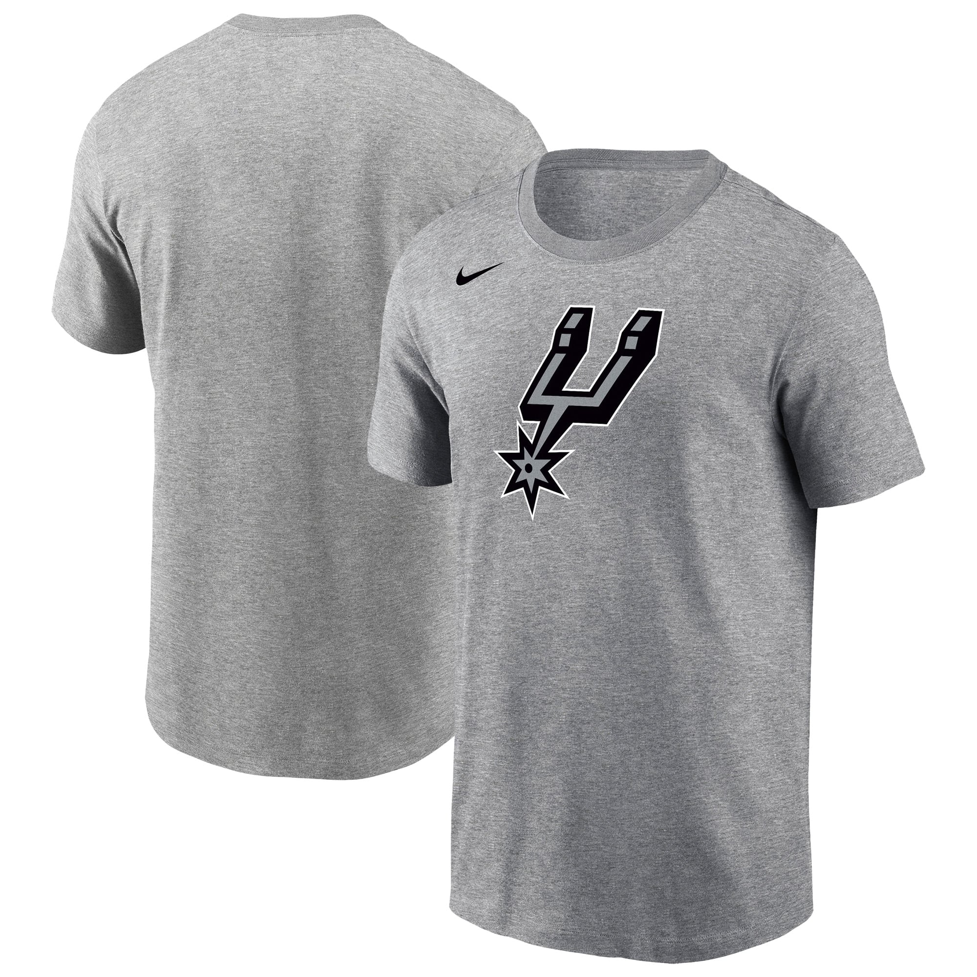 Men's Nike Gray San Antonio Spurs Logo Core T-Shirt